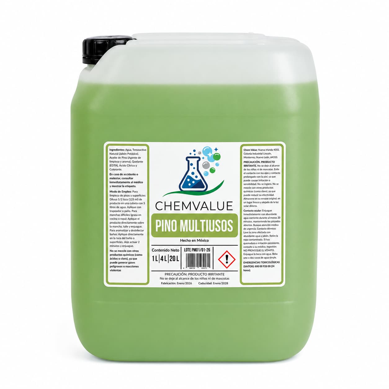 JABON DE PINO CHEMVALUE 20LTS