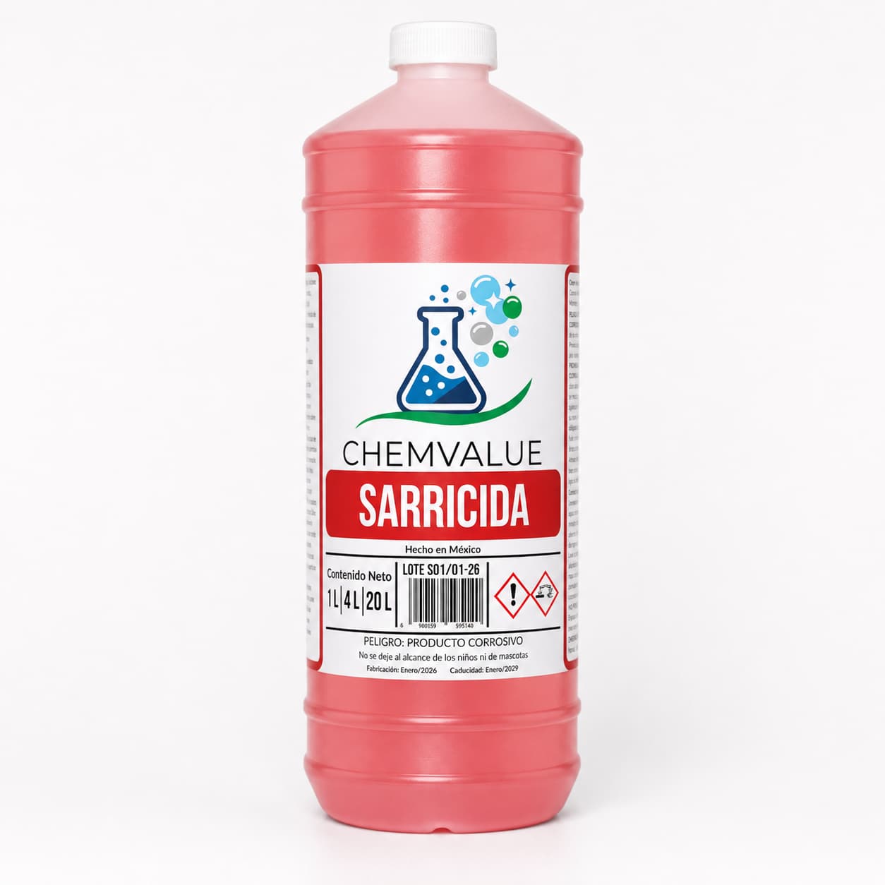 LIMPIABAÑOS SARRICIDA CHEMVALUE 1 LITRO